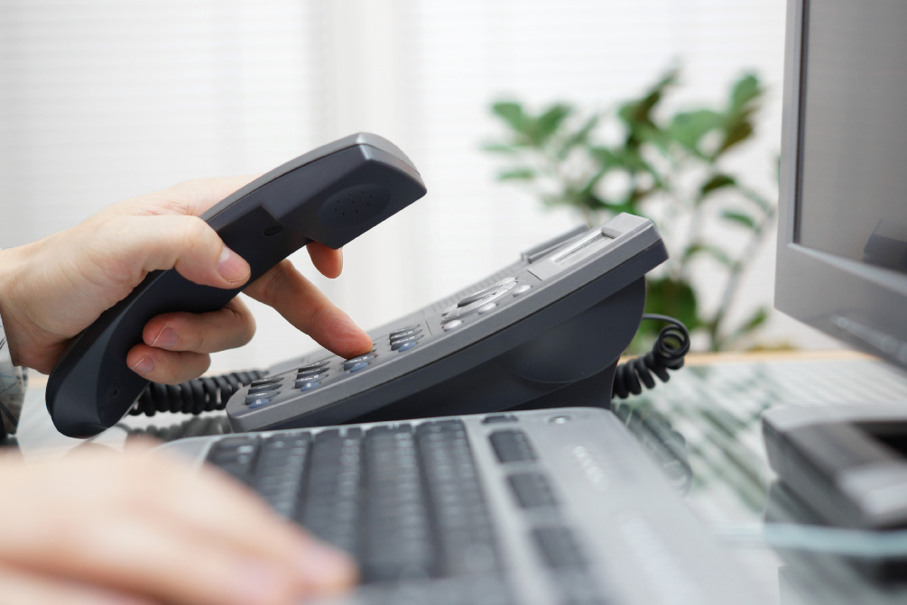 A call being routed.